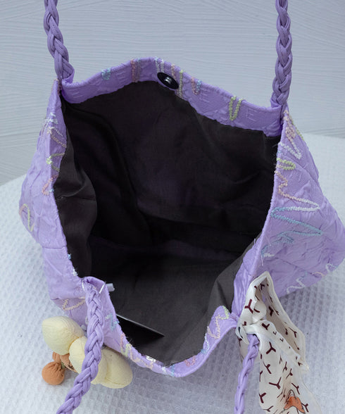 スカーフ付き 大容量トートバッグ 韓国風 レディース 女性バッグ おしゃれ 肩掛けバッグ 軽量 立体花ポイントバッグ  マザーズバッグ カジュアル鞄 手提げバッグ 98ZHUOQ-001